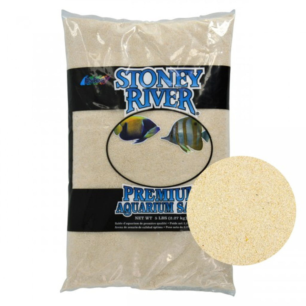 Estes' Stoney River Premium Aquarium Sand - 5 lb