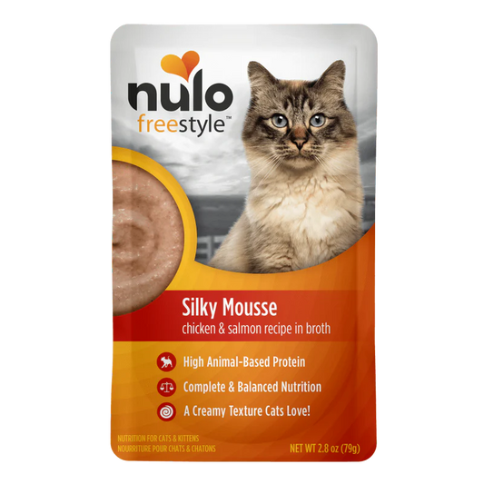 Nulo Freestyle Chicken & Salmon recipe silky mousse for cats 2.8oz