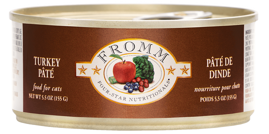 FROMM 4 STAR CAT TURKEY PATE 5oz