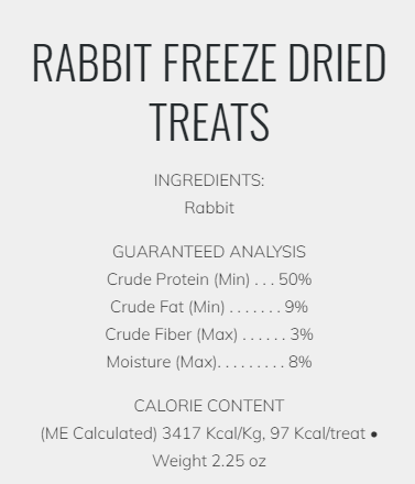 Hare of the Dog 100% Rabbit Treats