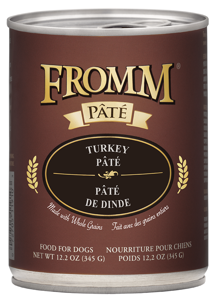 Fromm Turkey Pate' Canned Dog Food 12oz