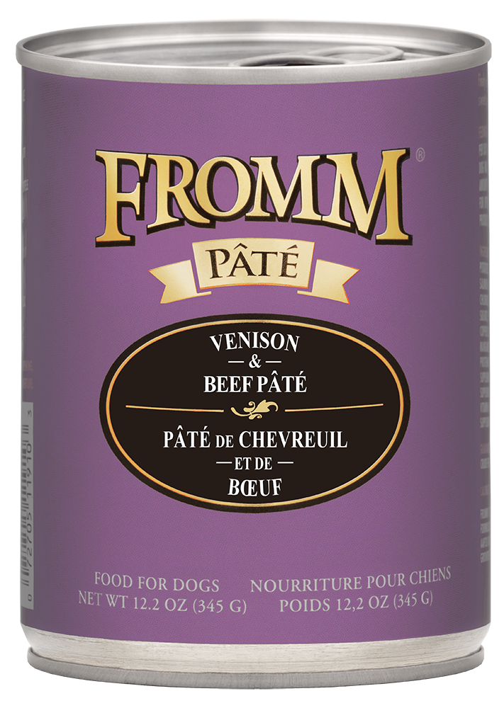 Fromm Venison & Beef Pate' Canned Dog Food 12oz