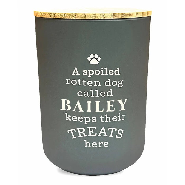 H & H DOG NAME  TREAT JAR