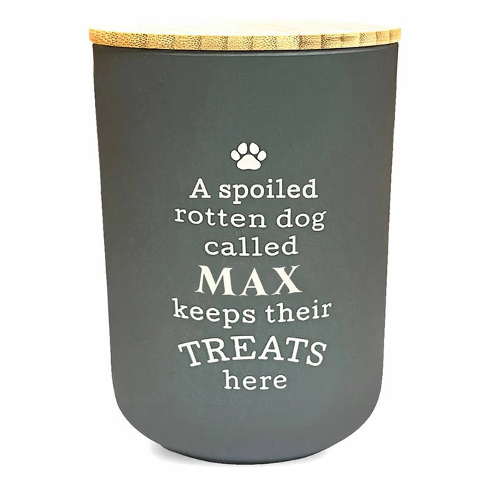 H & H DOG NAME  TREAT JAR