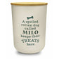 H & H DOG NAME  TREAT JAR