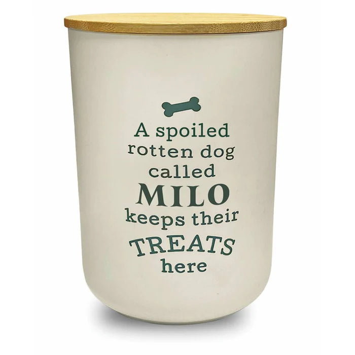 H & H DOG NAME  TREAT JAR