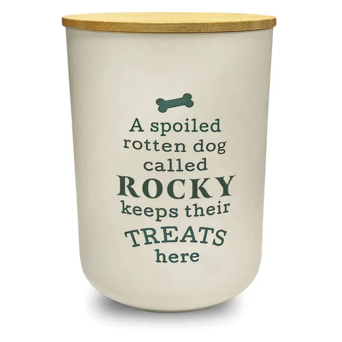 H & H DOG NAME  TREAT JAR