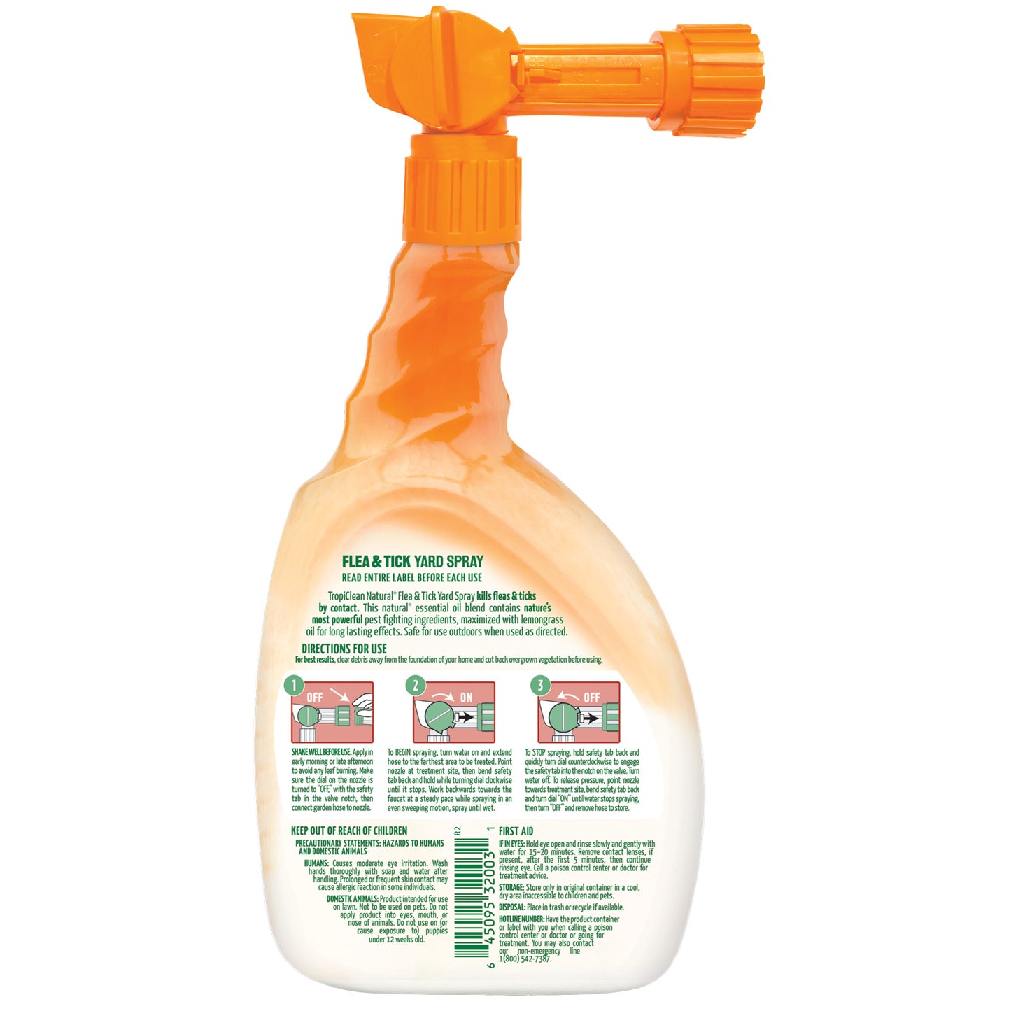 TROPICLEAN FLEA & TICK SPRAY FOR YARD 32oz