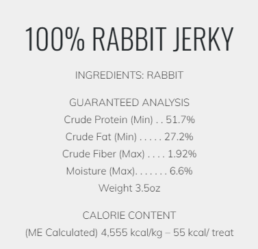 Hare of the Dog 100% Rabbit Treats