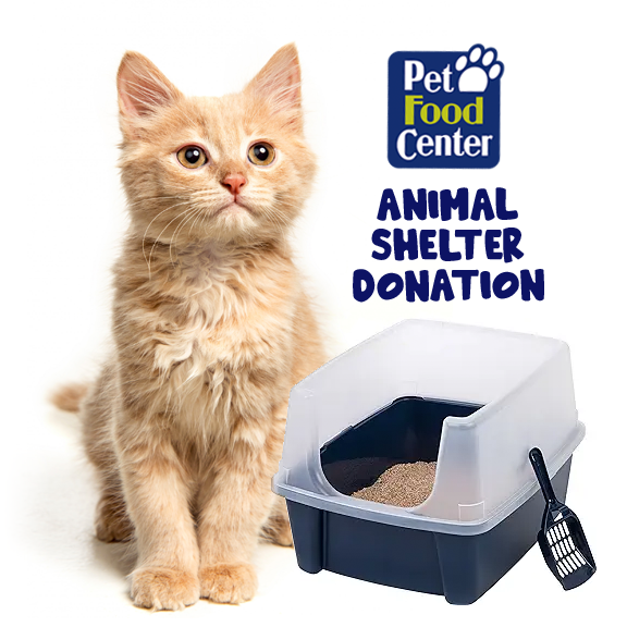 Shelter Cat Litter and Litter Box Donation