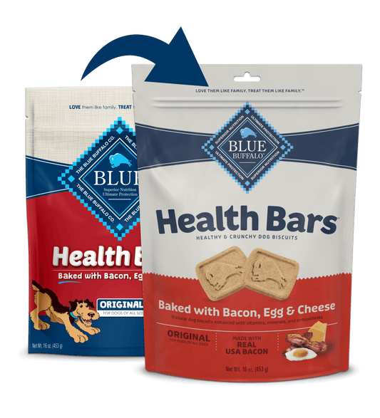BLUE DOG HEALTH BAR BACON, EGG & CHEESE