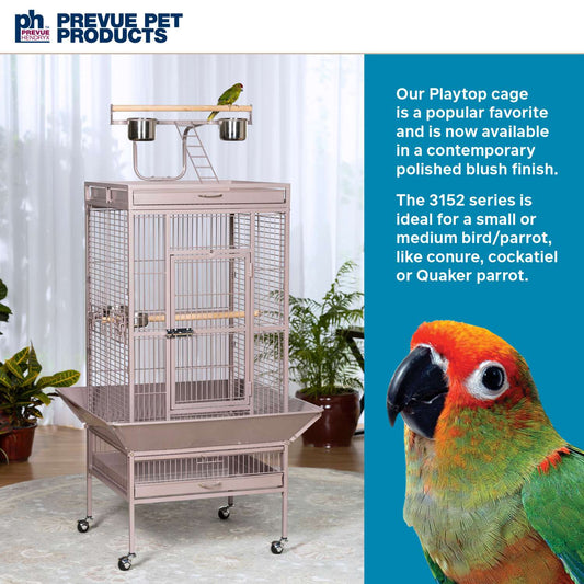 PREVUE 3152 BLUSH CAGE 24X22X65