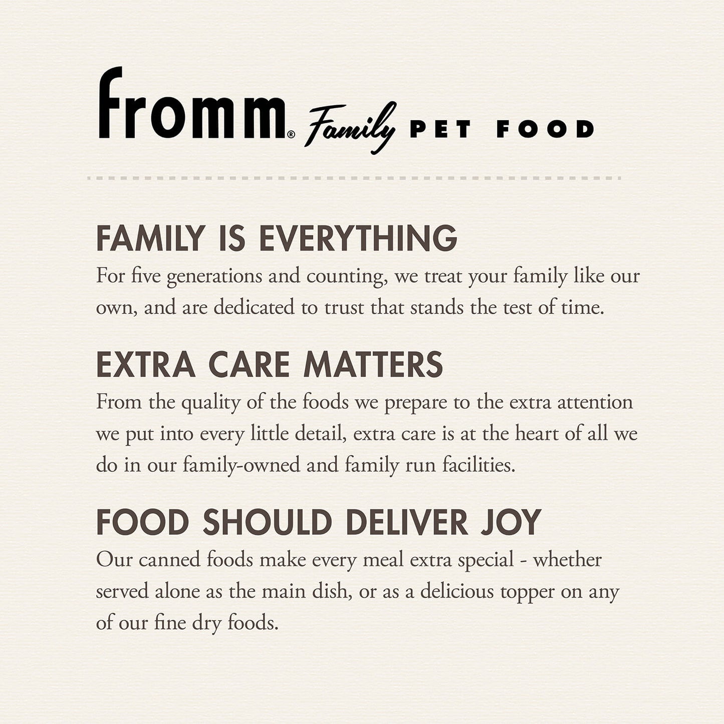 Fromm Beef & Barley Pate' for Dogs 12oz