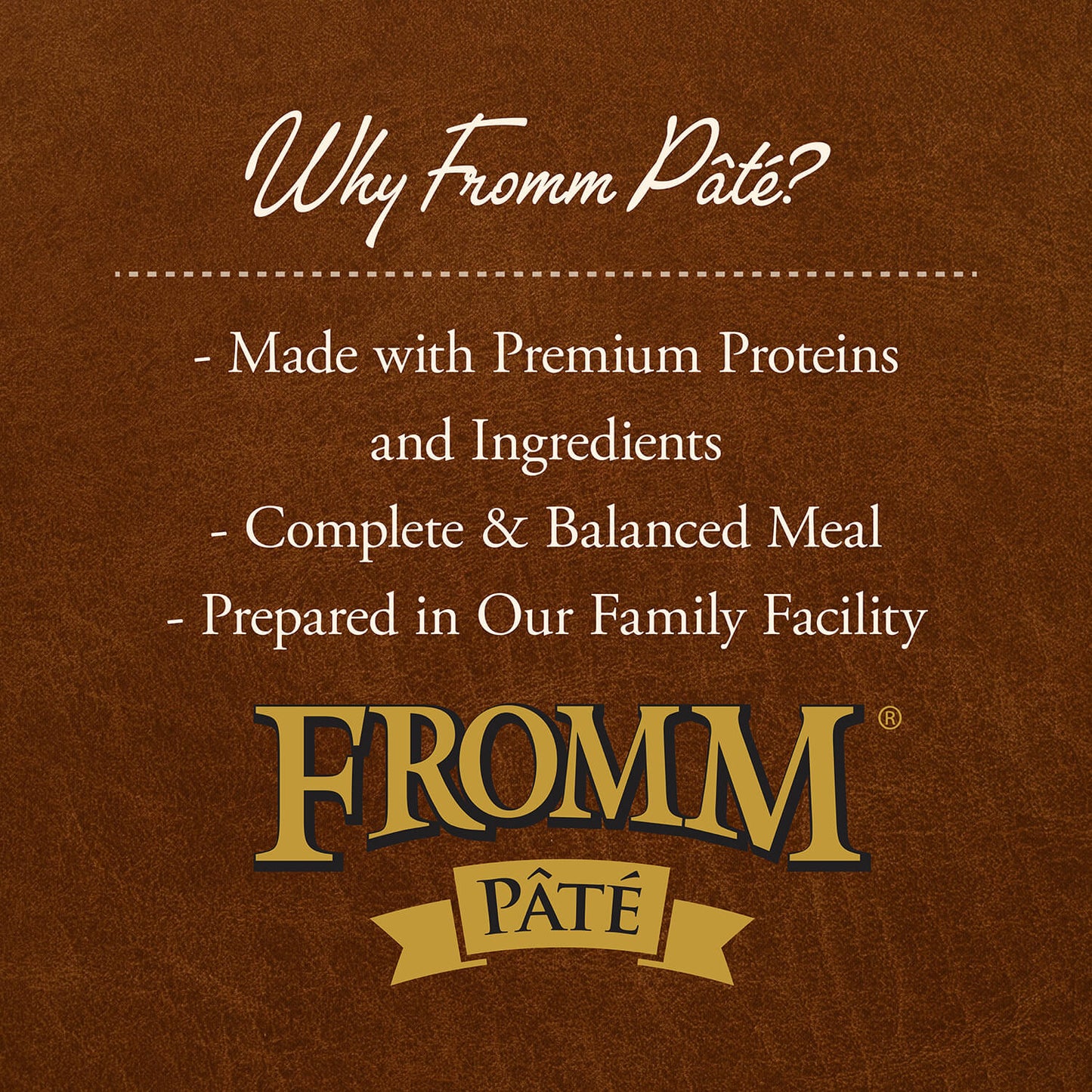 Fromm Beef & Barley Pate' for Dogs 12oz