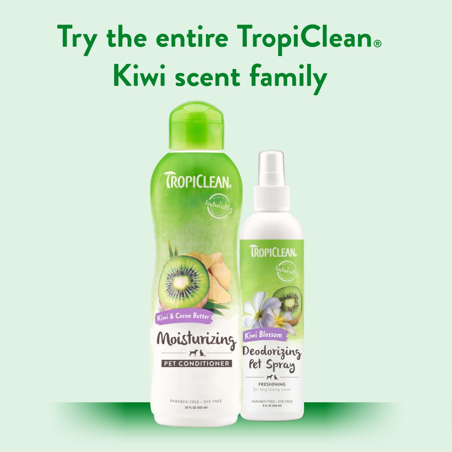 TROPICLEAN KIWI & COCO BUTTER  CONDITIONER 20oz