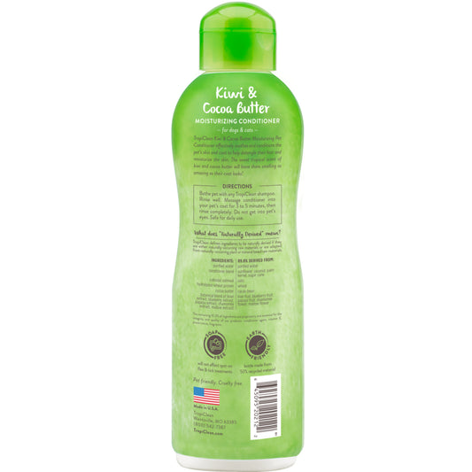 TROPICLEAN KIWI & COCO BUTTER  CONDITIONER 20oz