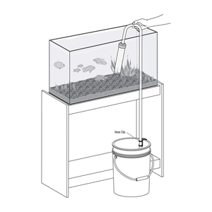 Aqueon Siphon Vacuum Aquarium Gravel Cleaner, Mini, 5