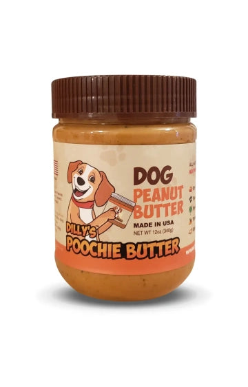 Poochie Butter Dog Peanut Butter Jar 12oz