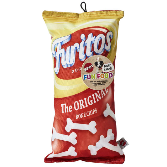 Spot Fun Food Furitos Chips Dog Toy