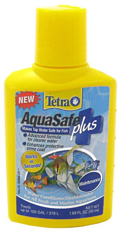 Tetra AquaSafe Plus Freshwater & Marine Aquarium Water Conditioner