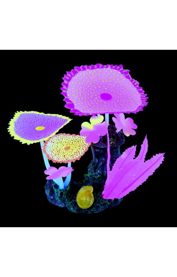 Underwater Treasures Glow Action Bubbling Carpet Coral Garden - Rose