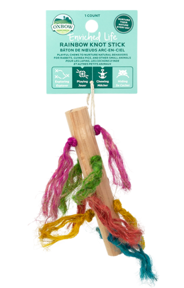 Oxbow Enriched Life - Rainbow Knot Stick