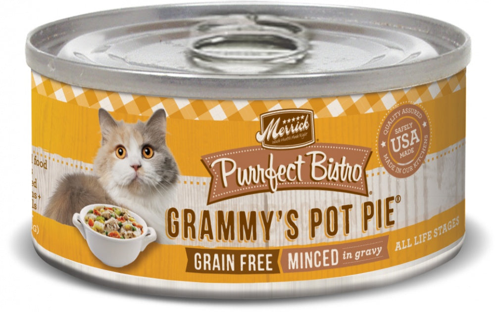 Merrick Purrfect Bistro Grammy s Pot Pie Grain Free Canned Cat