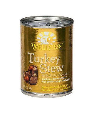 Wellness Natural Turkey Stew with Barley and Carrots Wet Canned