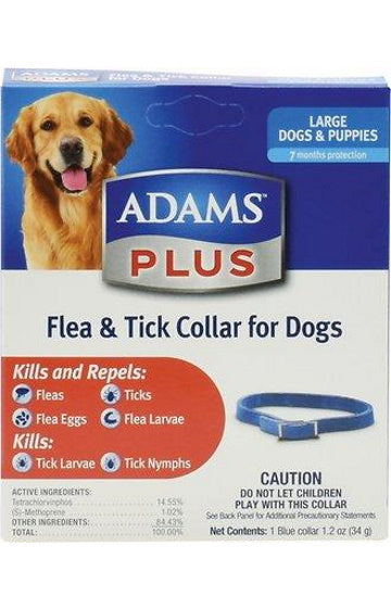 Adams Plus Flea & Tick Collar for Large Dogs, 26-in