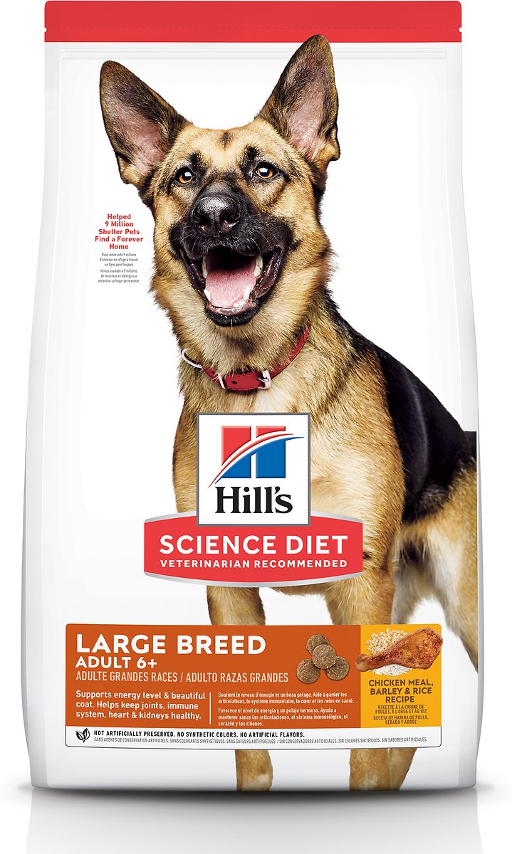 Hill's Science Diet Adult 6+ Large Breed Chicken Meal, Barley & Rice Dry Dog Food
