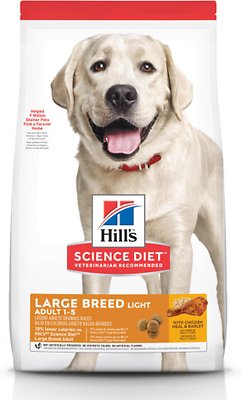 Hill's Science Diet Adult Large Breed Light Dry Dog Food 30 lb