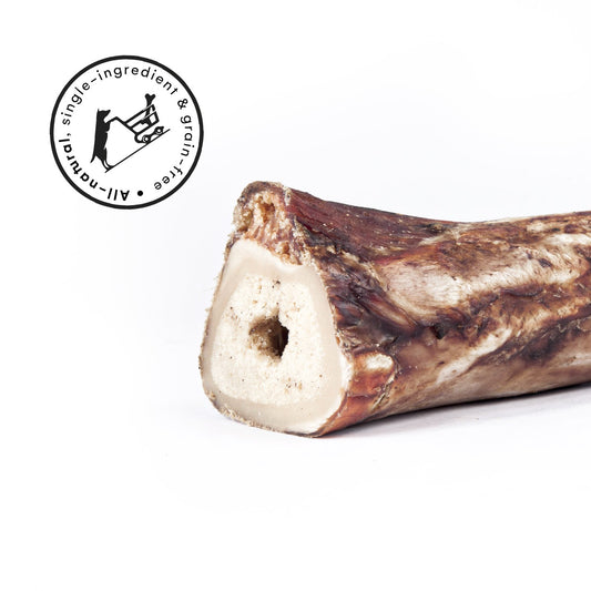 6" Natural Beef Center Bone - Raw Dog Chews