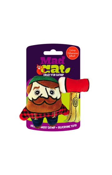 Mad Cat Lumpurrjack 2 Pack Catnip & Silvervine Cat Toy