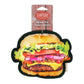 Territory Hamburger Dog Toy with Squeaker