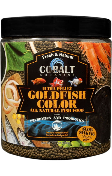Cobalt Aquatics Ultra Goldfish Color Pellets Slow Sinking Fish Food