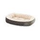 Ethical Pet Sleep Zone Quilted Oval Cuddler Bolster Dog Bed 26 in
