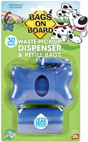 Bags on Board Blue Bone Dispenser