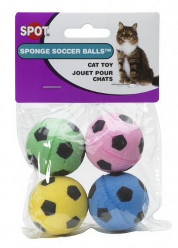 Ethical Pet SPOT Sponge Soccer Balls Cat Toy