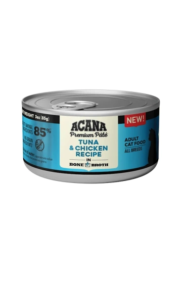 ACANA Tuna + Chicken in Bone Broth Wet Cat Food, 3 oz