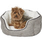 MidWest Tulip Style Dog & Cat Bed White