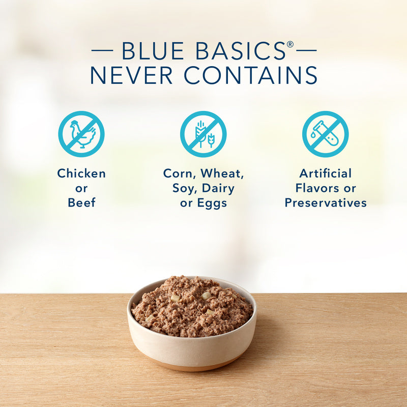 Blue Buffalo Basics Limited Ingredient Diet Grain Free Adult Lamb & Potato Canned Dog Food