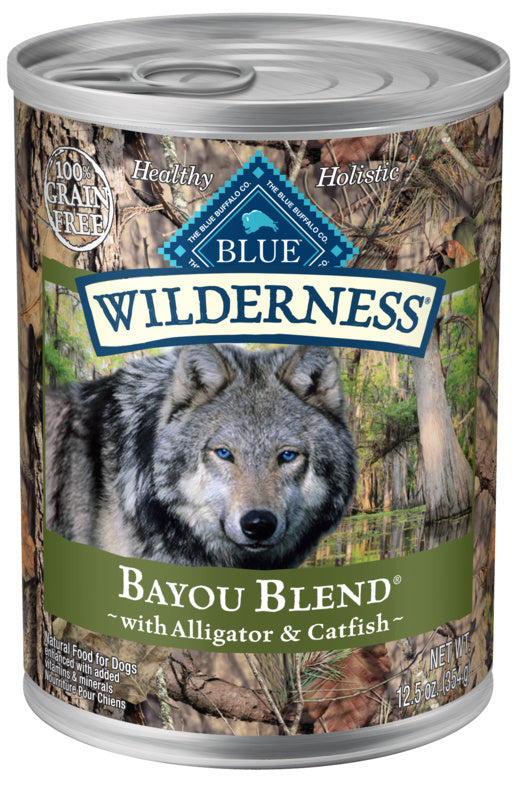 Blue Buffalo Wilderness Grain Free Bayou Blend with Alligator & Catfish Canned Dog Food