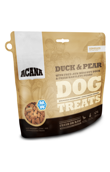 ACANA Singles Grain Free Limited Ingredient Diet Duck and Pear Formula Dog Treats