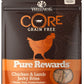 Wellness CORE Natural Grain Free Pure Rewards Chicken and Lamb Recipe Jerky Bites Dog Treats