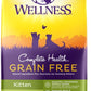 Wellness Complete Health Natural Kitten Grain Free Deboned Chicken and Chicken Meal Dry Cat Food