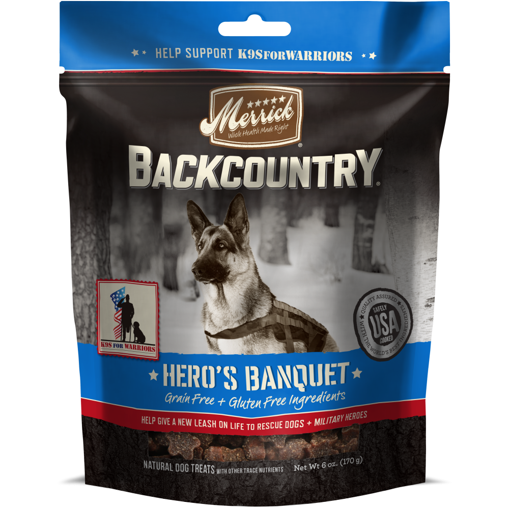 Merrick Backcountry Grain Free Hero's Banquet Dog Treats