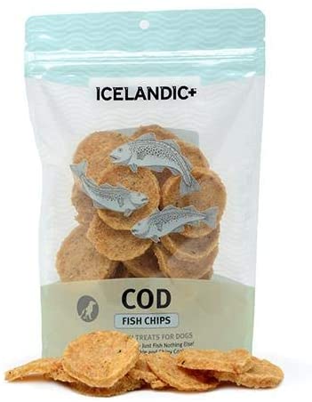 Icelandic+ All-Natural Dog Chew Treats Cod Fish Chips