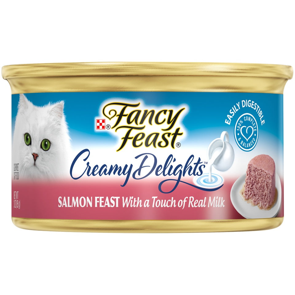 Fancy Feast Creamy Delights Salmon Feast Canned Cat Food