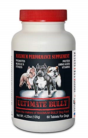 Maximum Bully Performance Dog Supplement - 60 Count