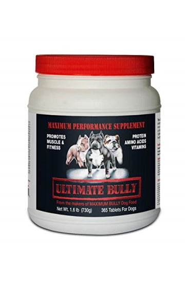 Maximum Bully Performance Dog Supplement 365 Count Pet Food Center